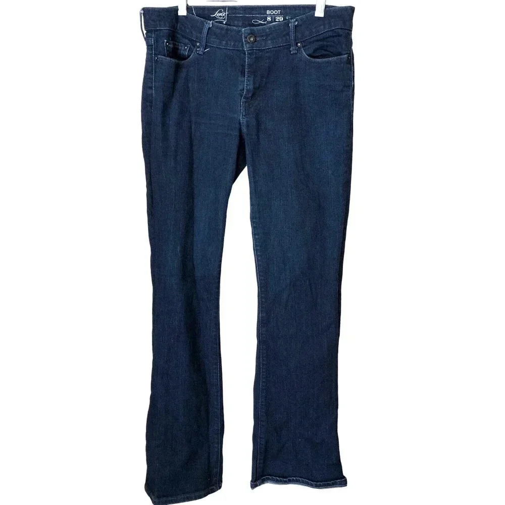 Levi’s Dark Wash Low Rise Jeans women Size 8R/29 Pockets